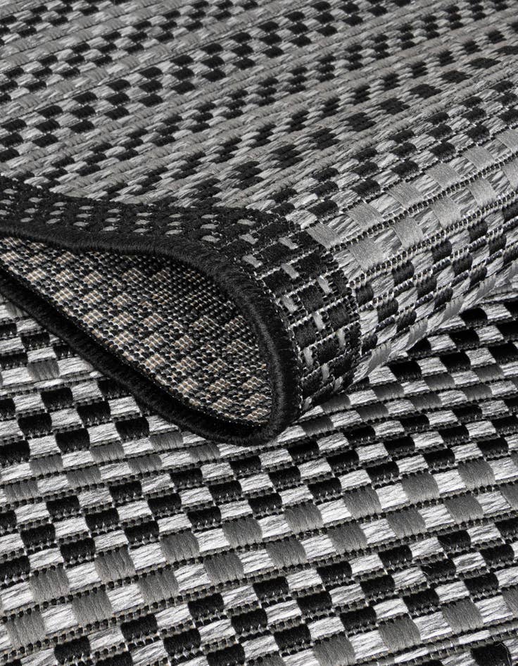 Detail image of  6' x 6'  Washable Border Indoor / Outdoor Square Rug