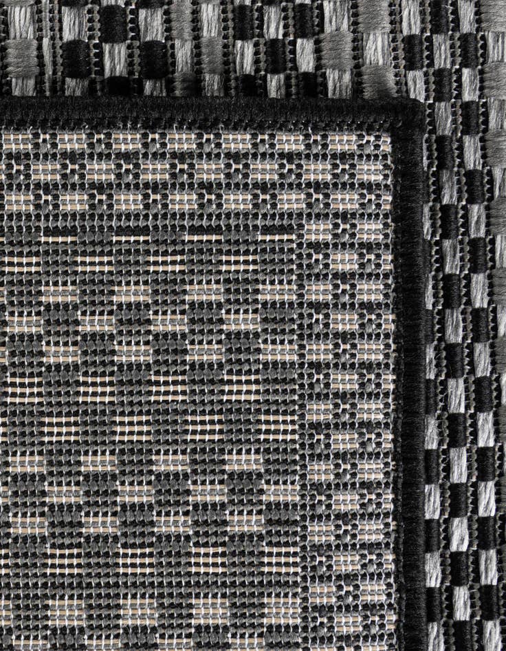 Detail image of  6' x 6'  Washable Border Indoor / Outdoor Square Rug
