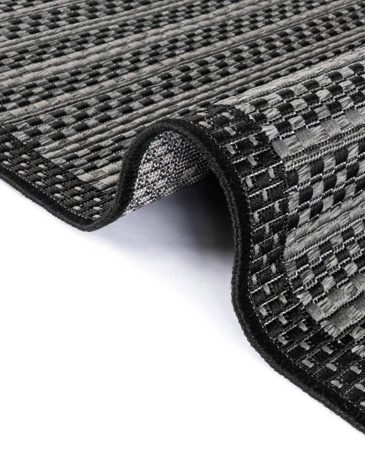 Detail image of  6' x 6'  Washable Border Indoor / Outdoor Square Rug