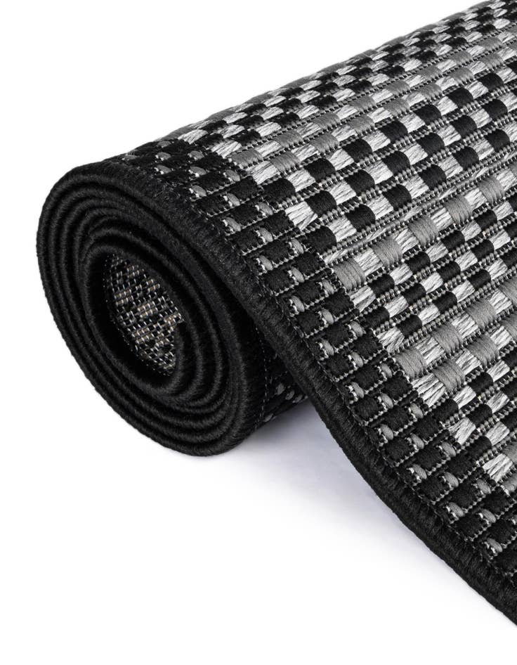 Detail image of  6' x 6'  Washable Border Indoor / Outdoor Square Rug