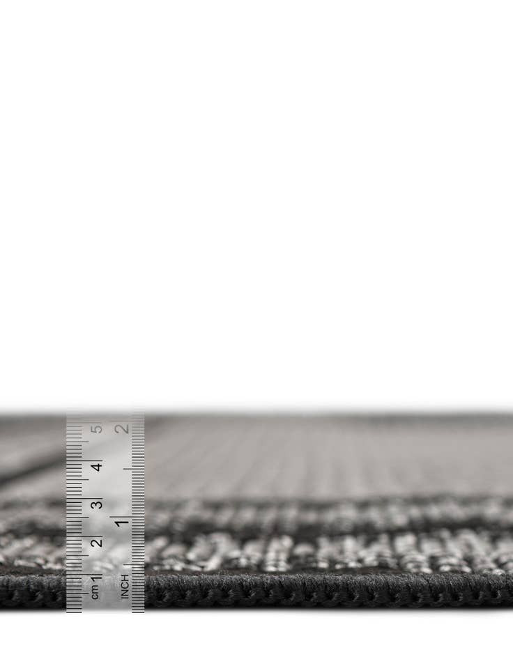 Detail image of  6' x 6'  Washable Border Indoor / Outdoor Square Rug