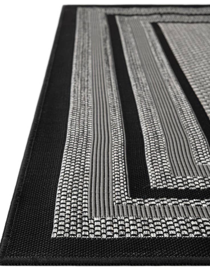 Detail image of  6' x 6'  Washable Border Indoor / Outdoor Square Rug