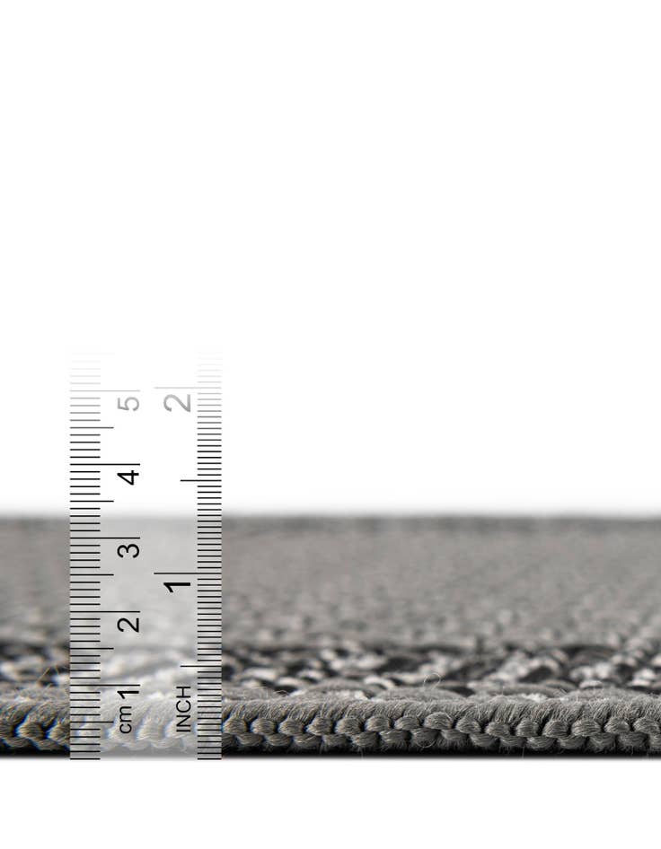 Detail image of  6' x 6'  Washable Border Indoor / Outdoor Square Rug