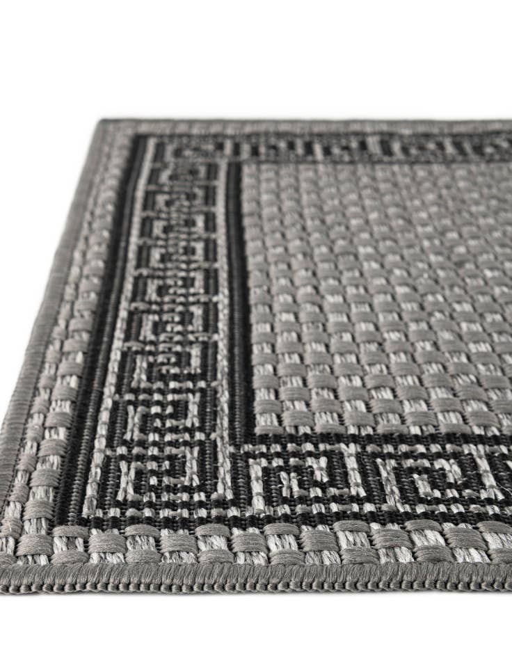 Detail image of  6' x 6'  Washable Border Indoor / Outdoor Square Rug