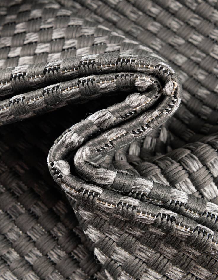 Detail image of  6' x 6'  Washable Border Indoor / Outdoor Square Rug