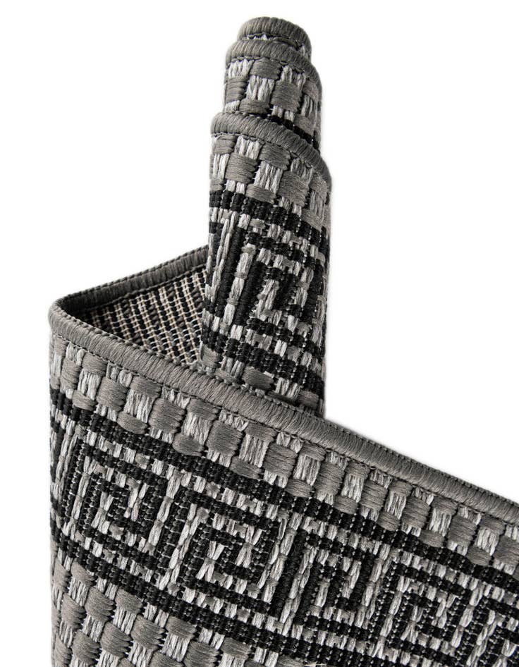 Detail image of  6' x 6'  Washable Border Indoor / Outdoor Square Rug