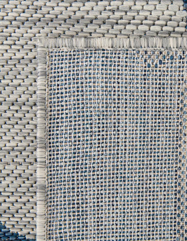 Detail image of  13' x 13'  Washable Botanical Indoor / Outdoor Square Rug