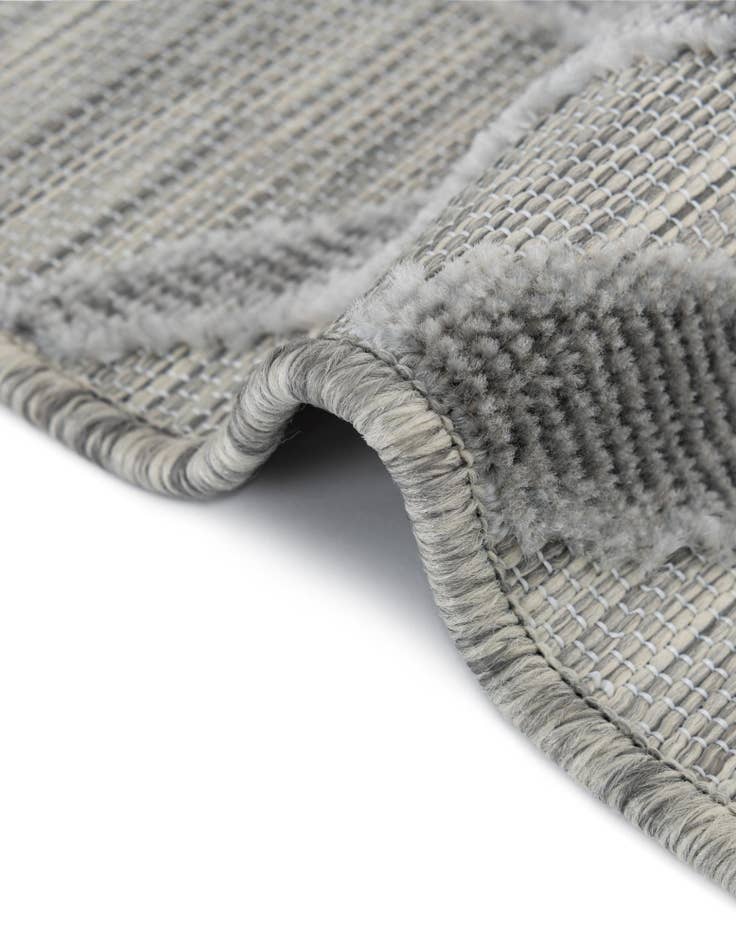 Detail image of  8' 2 x 8' 2  Washable Botanical Indoor / Outdoor Square Rug