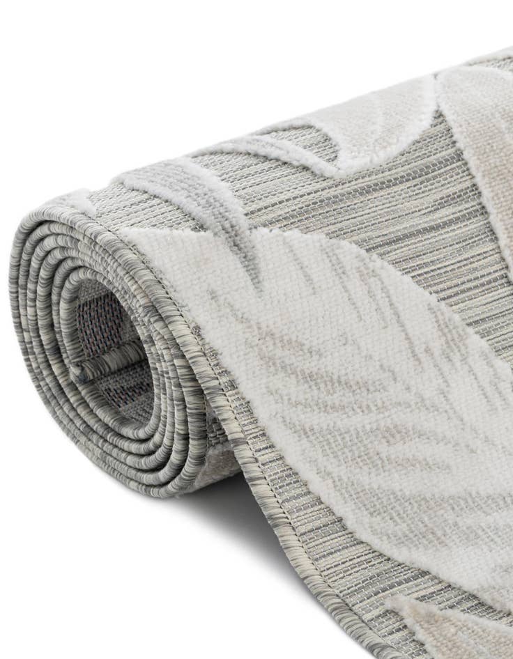 Detail image of  8' 2 x 8' 2  Washable Botanical Indoor / Outdoor Square Rug