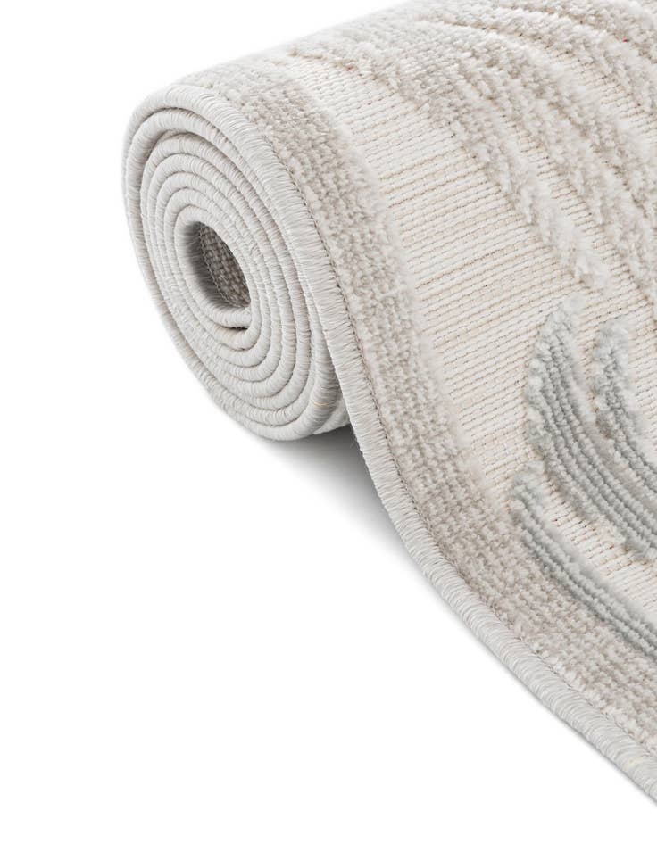 Detail image of  8' 2 x 8' 2  Washable Botanical Indoor / Outdoor Square Rug