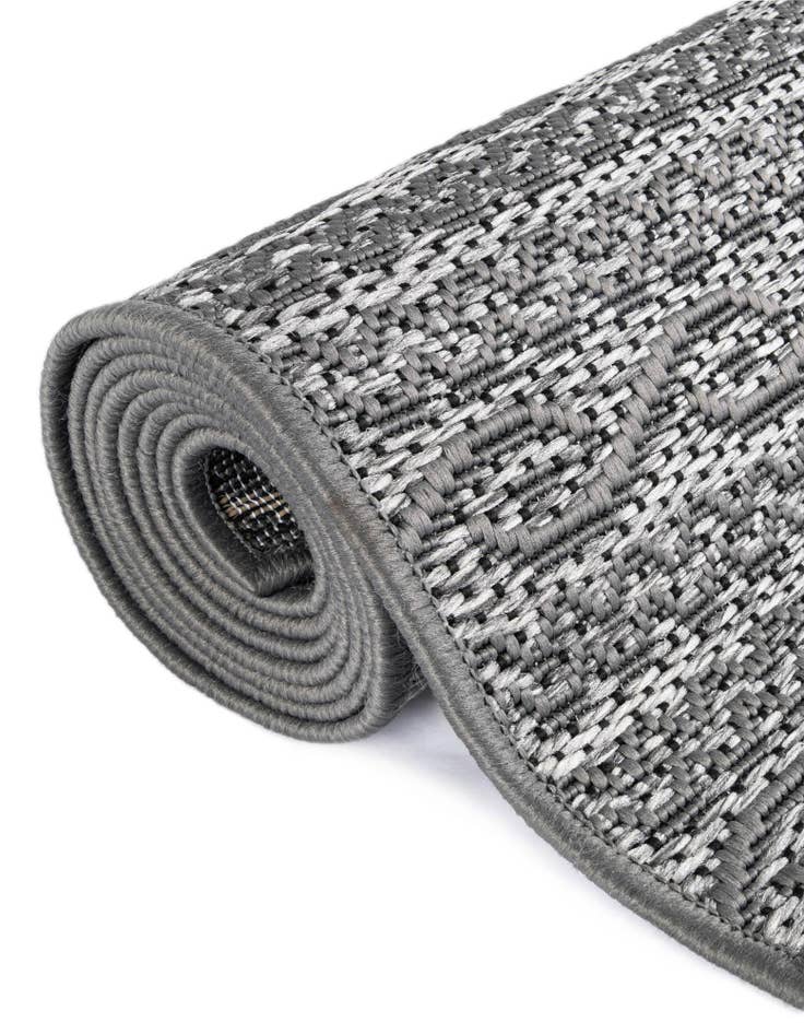 Detail image of  6' x 6'  Washable Modern Indoor / Outdoor Square Rug