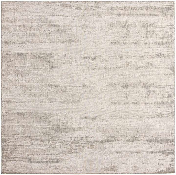 Gray 10' x 10' Washable Modern Indoor / Outdoor Square Rug | Rugs.com