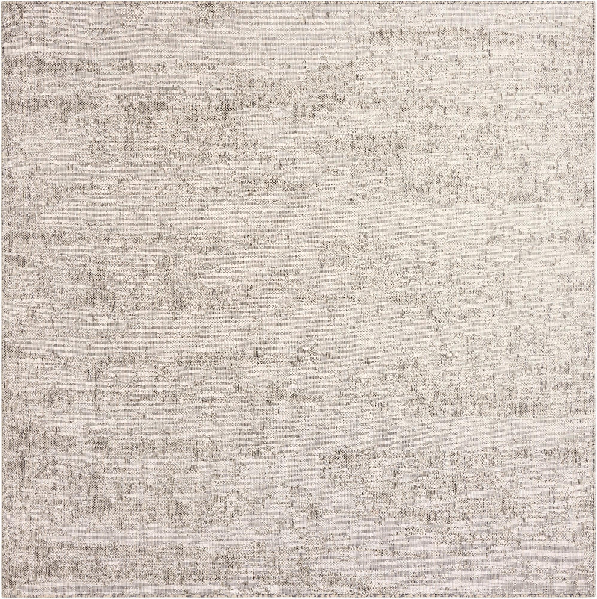  7' 10 x 7' 10  Washable Modern Indoor / Outdoor Square Rug