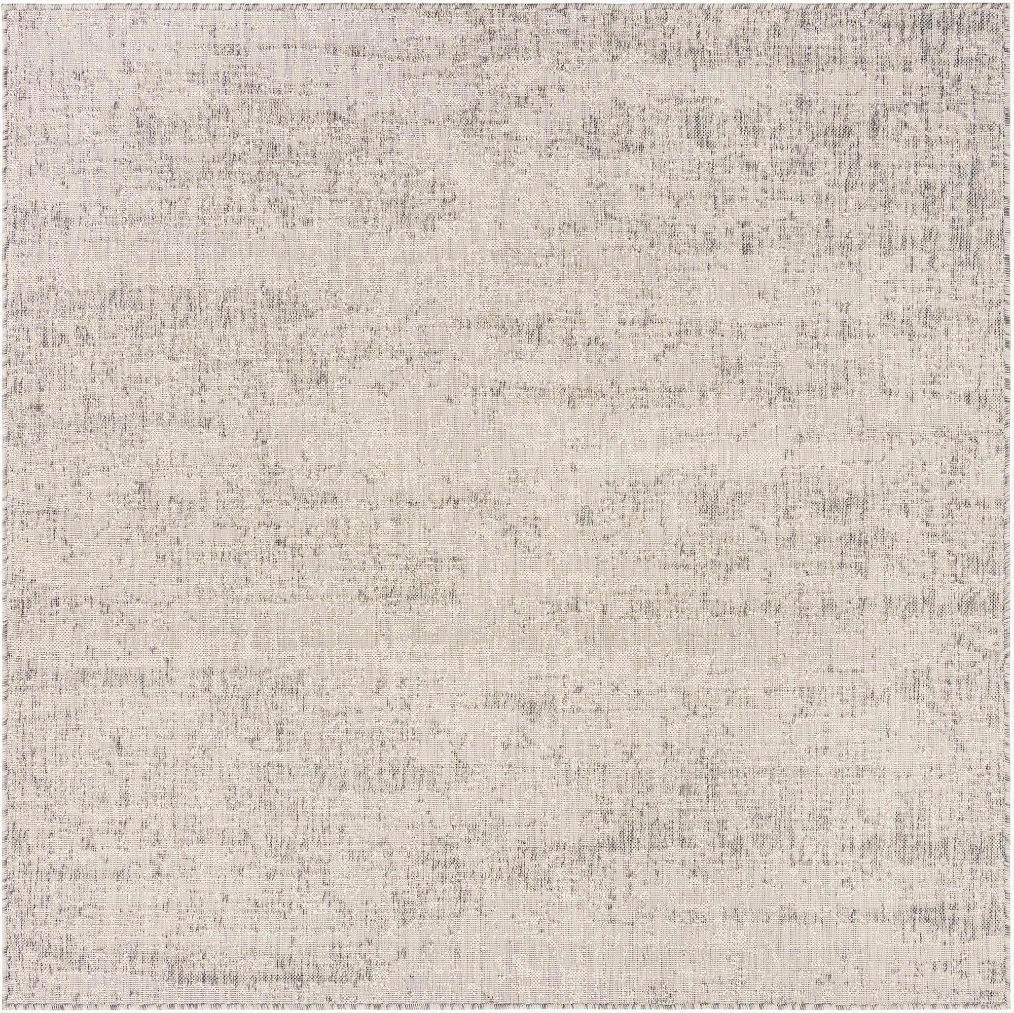  6' x 6'  Washable Modern Indoor / Outdoor Square Rug