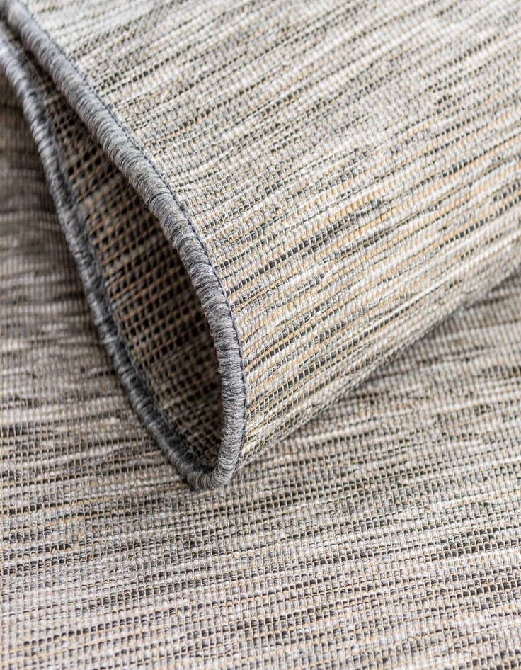 Detail image of  10' 2 x 10' 3  Washable Solid Indoor / Outdoor Square Rug