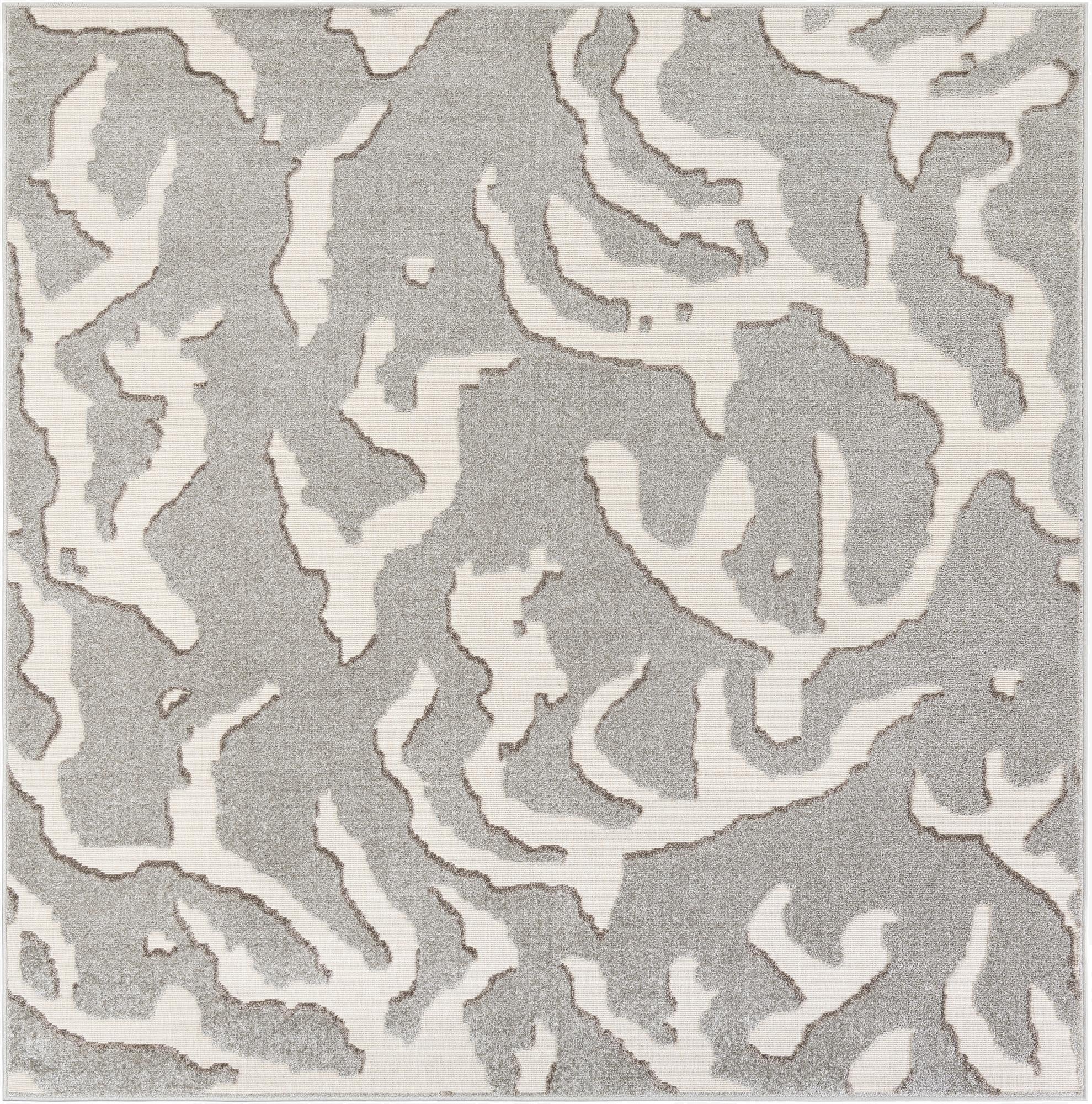  7' 10 x 7' 10  Washable Sabrina Soto Indoor / Outdoor Square Rug