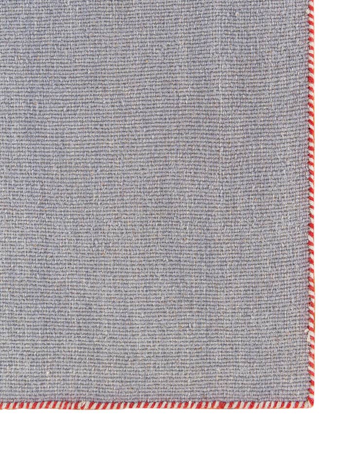 Detail image of 9' 10 x 9' 10 Hand Knotted Solid Gabbeh Wool Square Rug