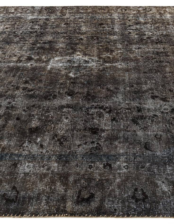 Detail image of  8' 2 x 8' 10  Hand Knotted Ultra Vintage Persian Wool Square Rug