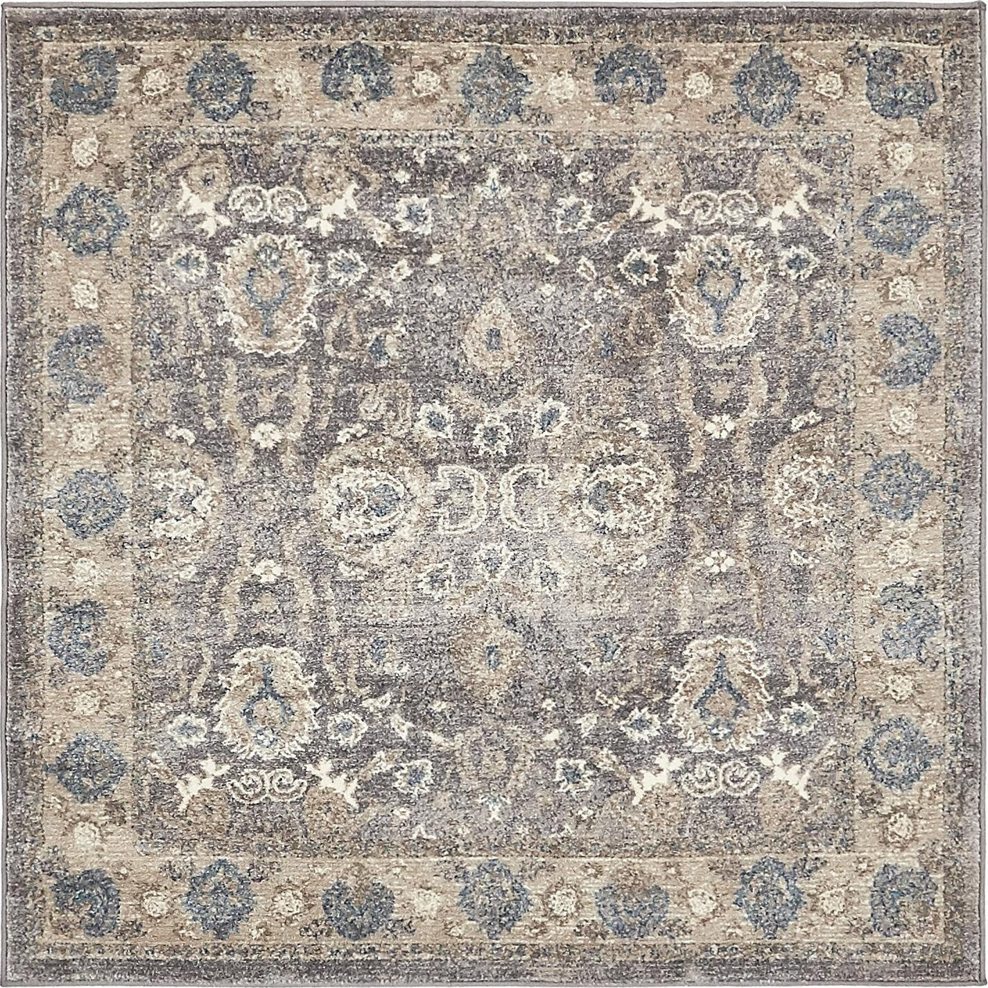  4' x 4' Viola Square Rug