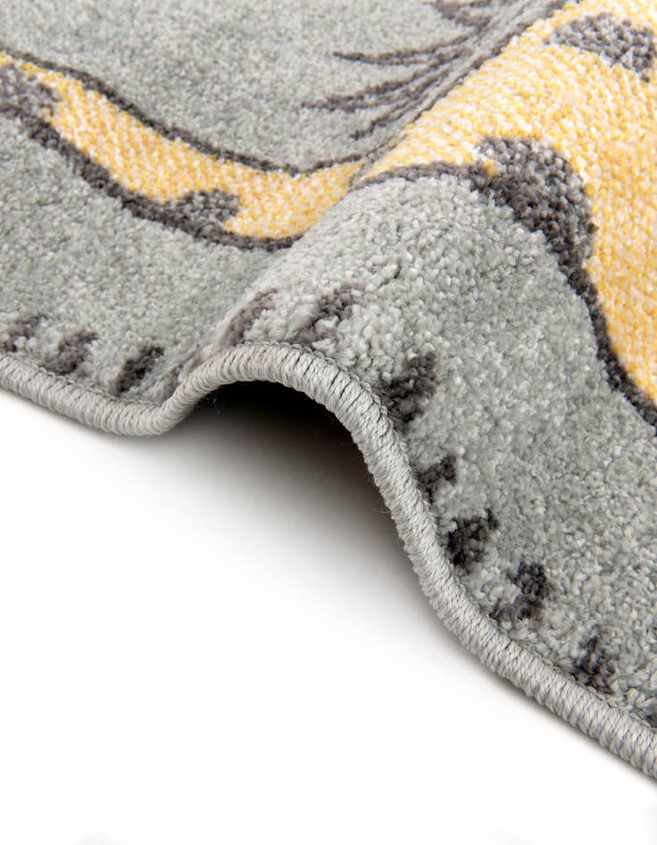 Detail image of  7' 10 x 7' 10 Animals Whimsy Kids Square Rug