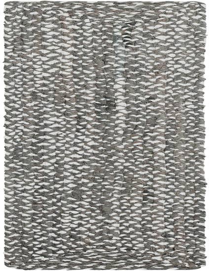 Detail image of  1' 2 x 6' 1  Hand Braided Chindi Table Runner Rug