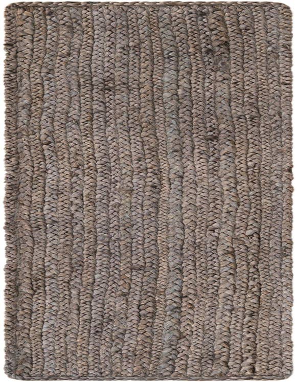 Detail image of  1' 2 x 4' 1  Hand Woven Braided Jute Table Runner Rug