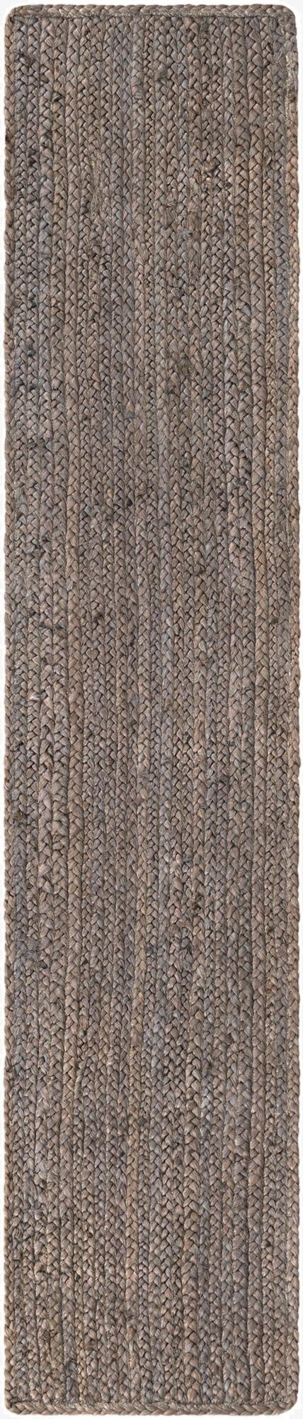  1' 2 x 6' 1  Hand Braided Jute Table Runner Rug