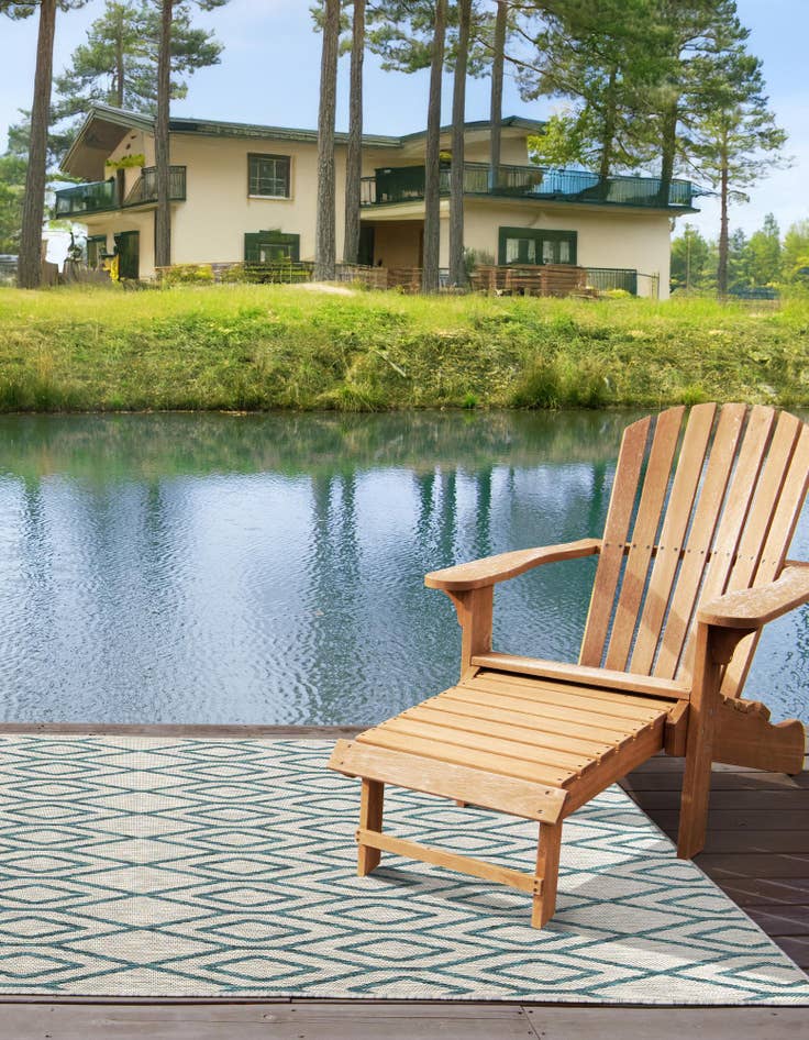 Detail image of  6' x 9'  Washable Jill Zarin Turks and Caicos Indoor / Outdoor Rug