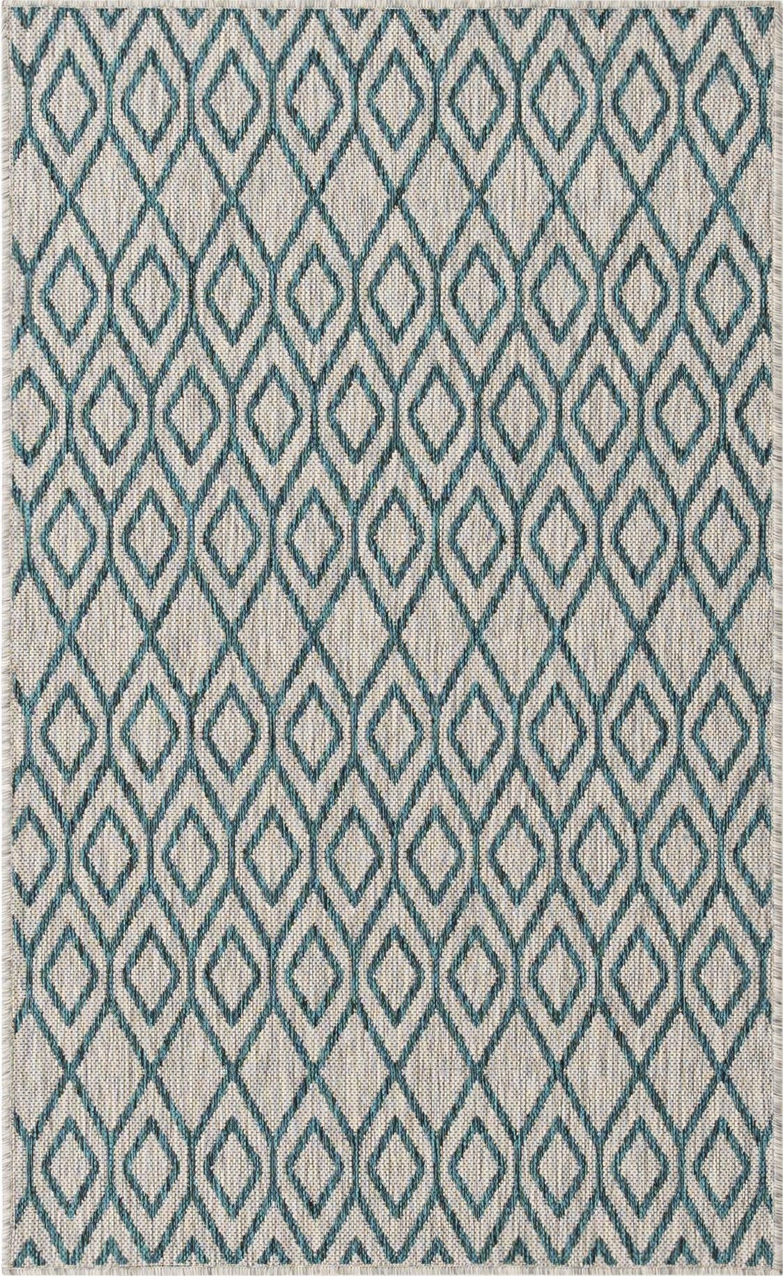  3' x 5' 3  Washable Jill Zarin Turks and Caicos Indoor / Outdoor Rug