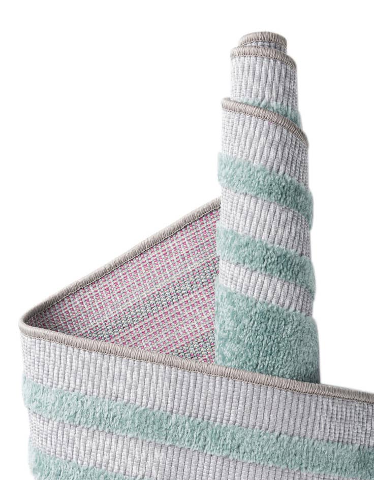 Detail image of  3' 3 x 3' 3  Washable Aruba Indoor / Outdoor Round Rug