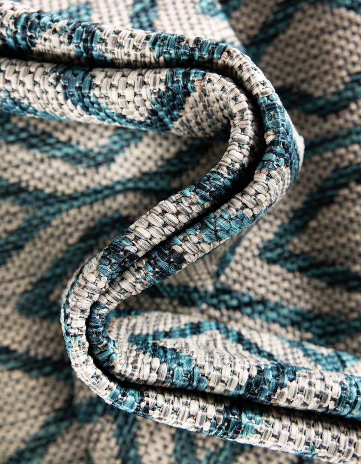 Detail image of  2' x 8'  Washable Jill Zarin Turks and Caicos Indoor / Outdoor Runner Rug