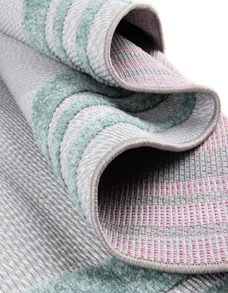 Detail image of  7' 10 x 7' 10  Washable Aruba Indoor / Outdoor Square Rug