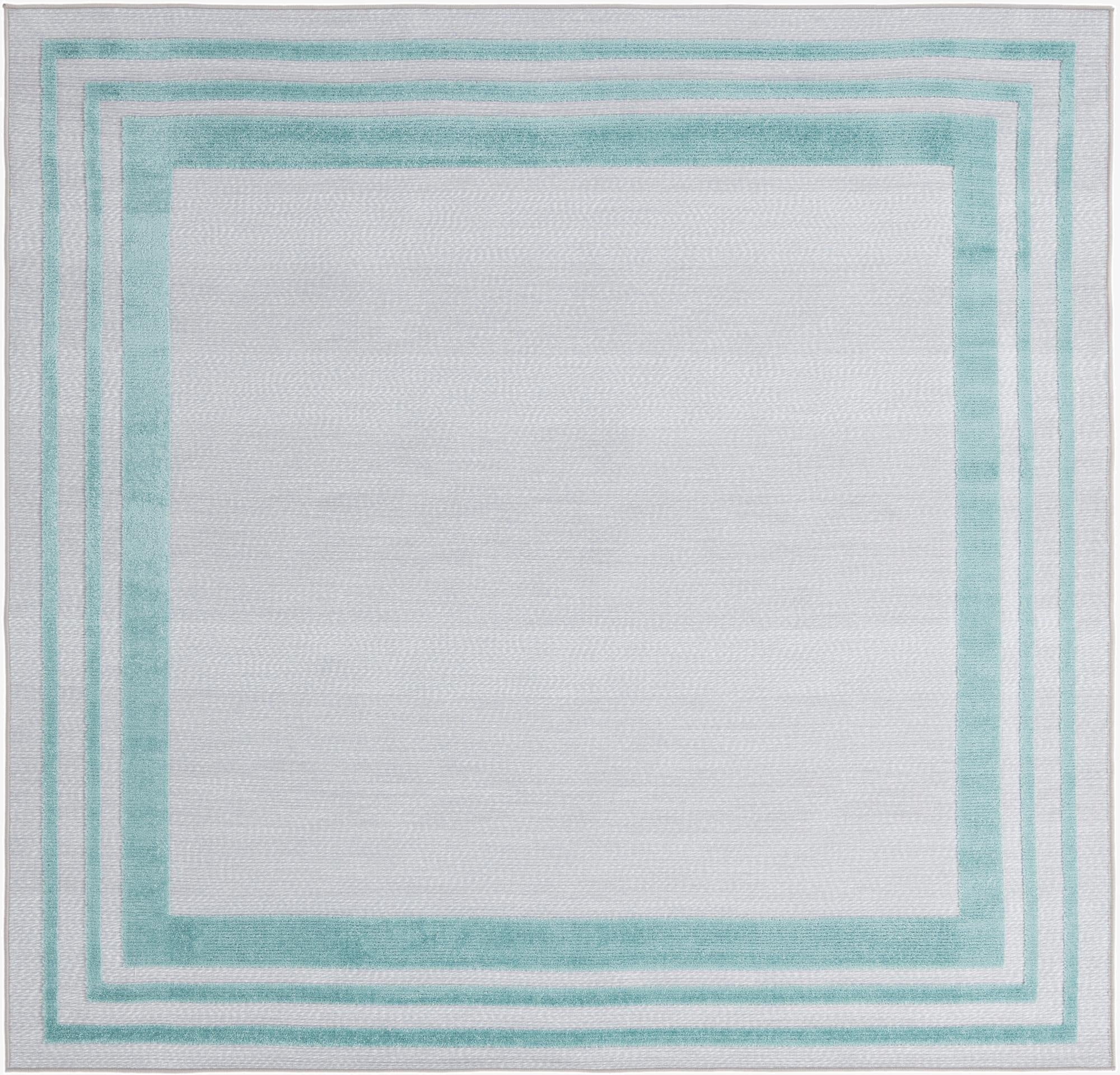  7' 10 x 7' 10  Washable Aruba Indoor / Outdoor Square Rug