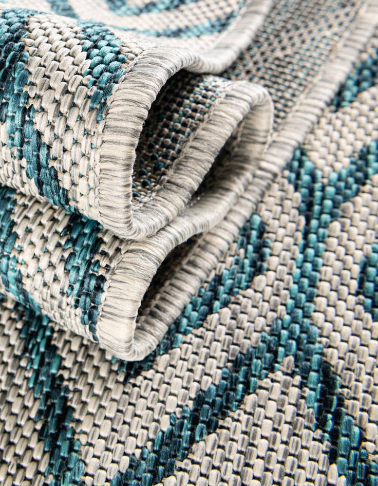 Detail image of  7' 10 x 7' 10  Washable Jill Zarin Turks and Caicos Indoor / Outdoor Square Rug