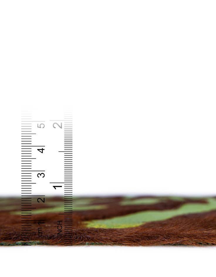 Detail image of 5' 7 x 6' 3 Cowhide Leather Rug