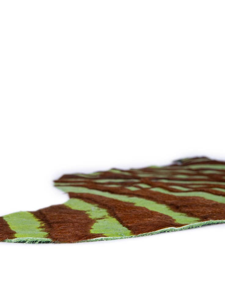 Detail image of 5' 7 x 6' 3 Cowhide Leather Rug