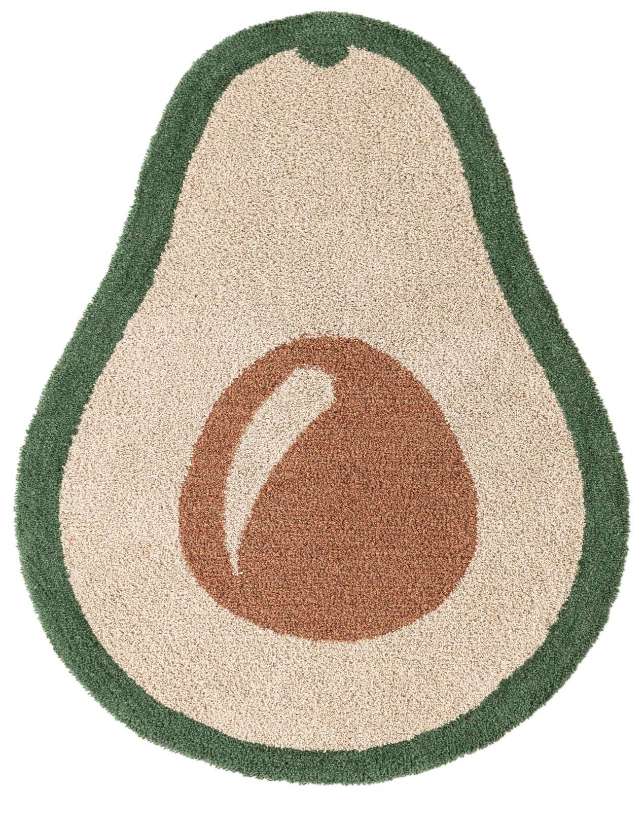 Primary image  3' 1 x 4' 9 Handtufted Wool Freeform Rug