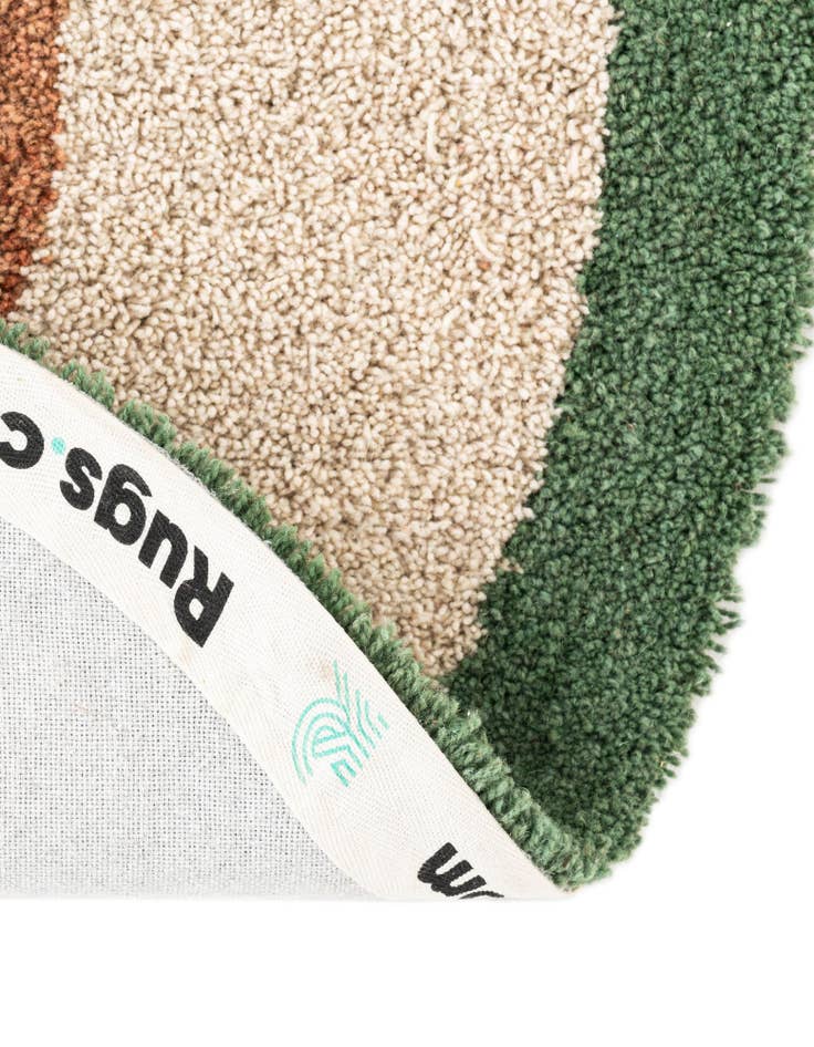 Detail image of  2' x 3' 1 Handtufted Wool Freeform Rug