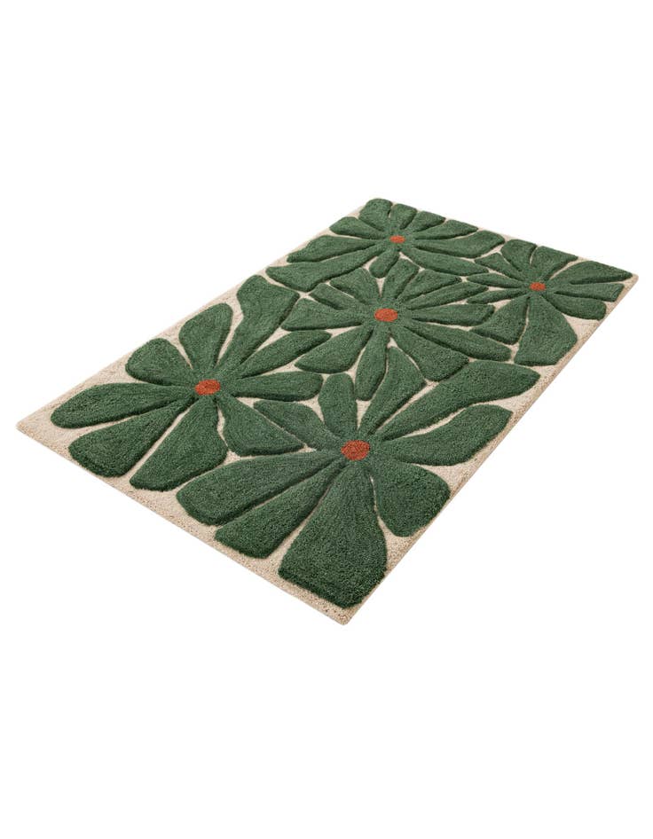 Detail image of  3' 3 x 5' 3 Handtufted Wool Rug