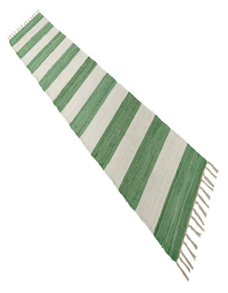 Detail image of  2' 2 x 10'  Hand Woven Chindi Rag Runner Rug