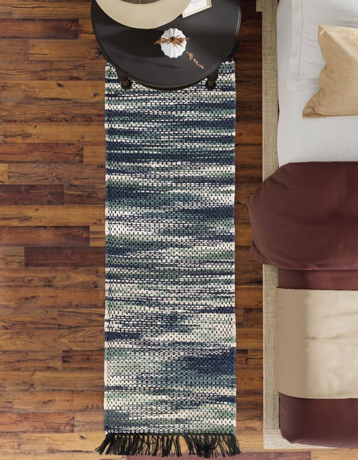 Detail image of  2' x 6' 1  Hand Woven Chunky Jute Runner Rug