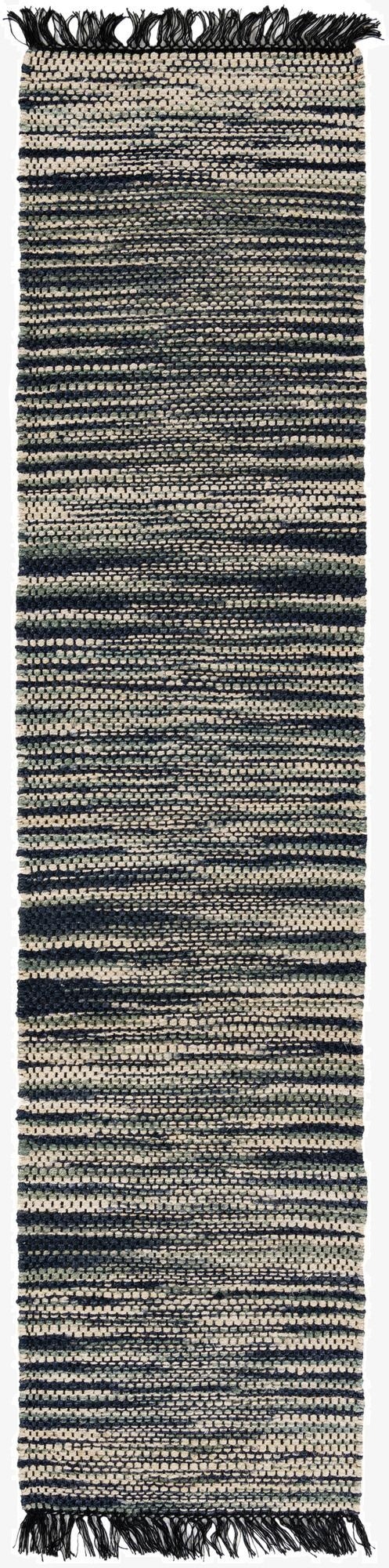 2' 7 x 12'  Hand Woven Chunky Jute Runner Rug