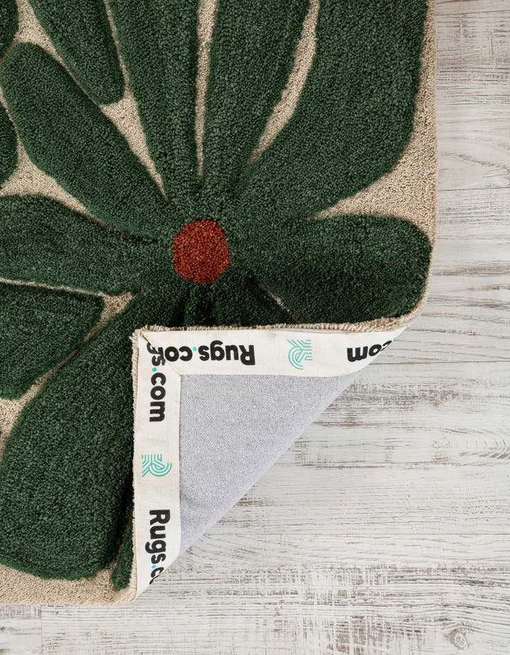 Detail image of  2' x 8' Handtufted Wool Runner Rug