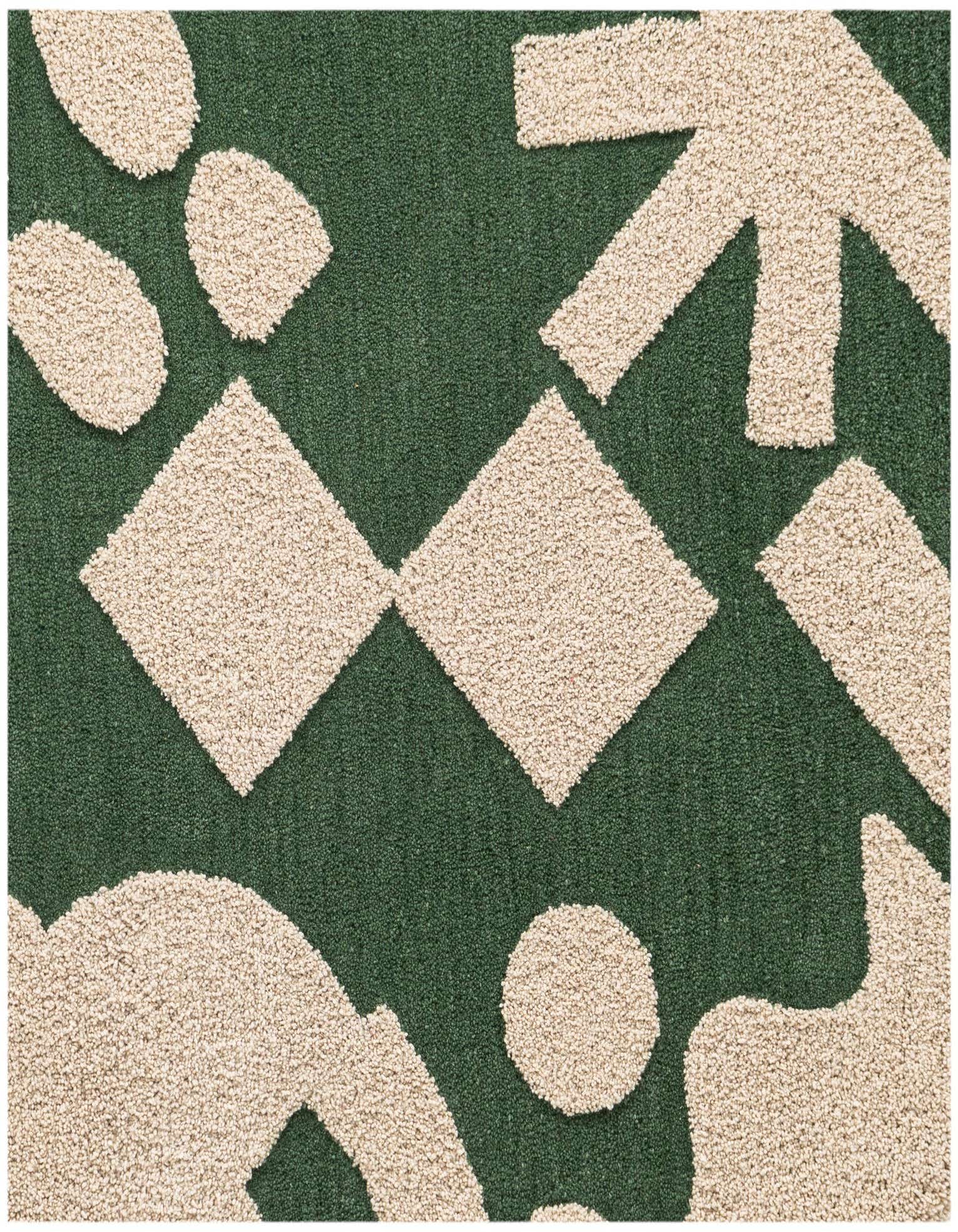 Primary image  3' 3 x 3' 3 Handtufted Wool Square Rug