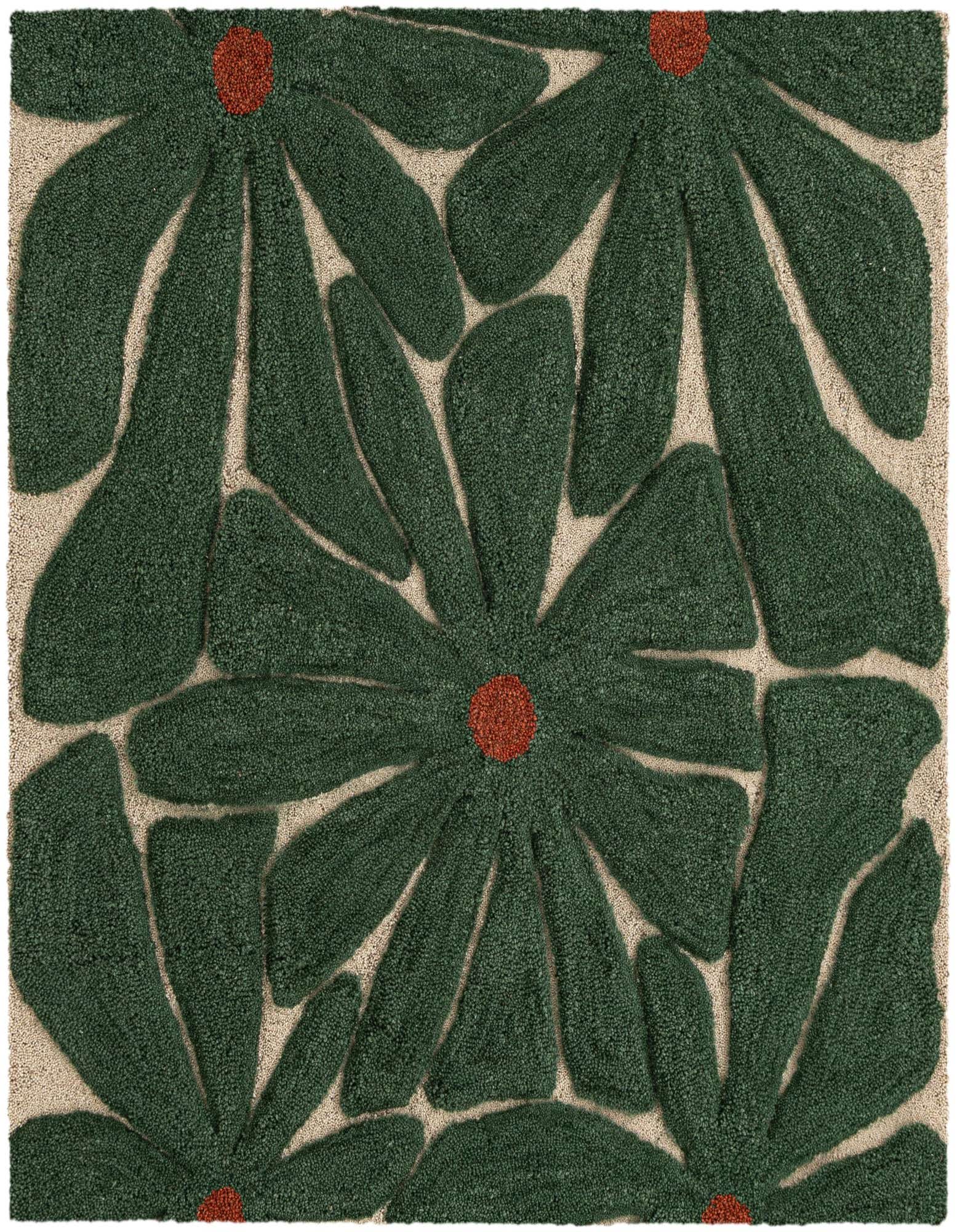 Primary image  8' x 8' Handtufted Wool Square Rug