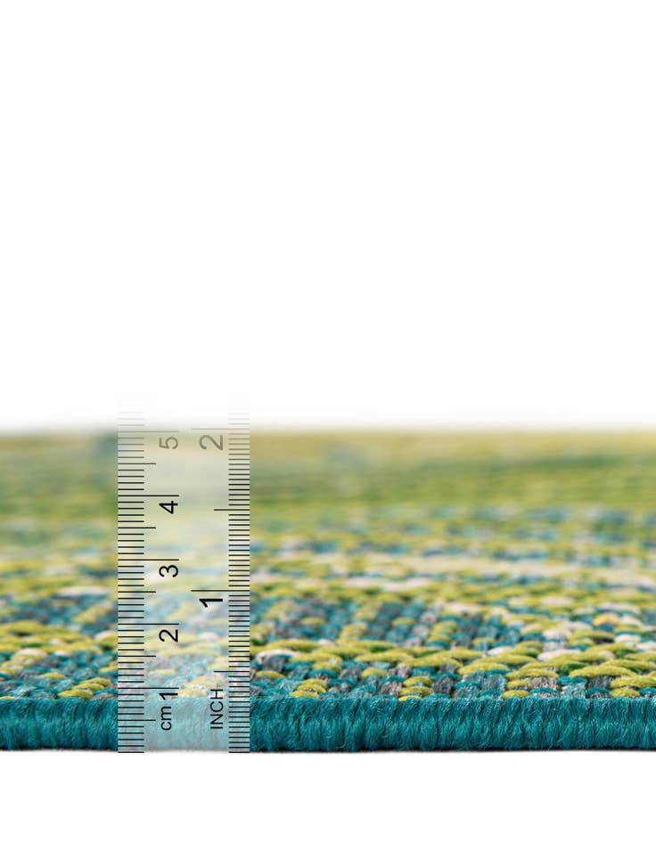 Detail image of  2' x 3'  Washable Botanical Indoor / Outdoor Rug