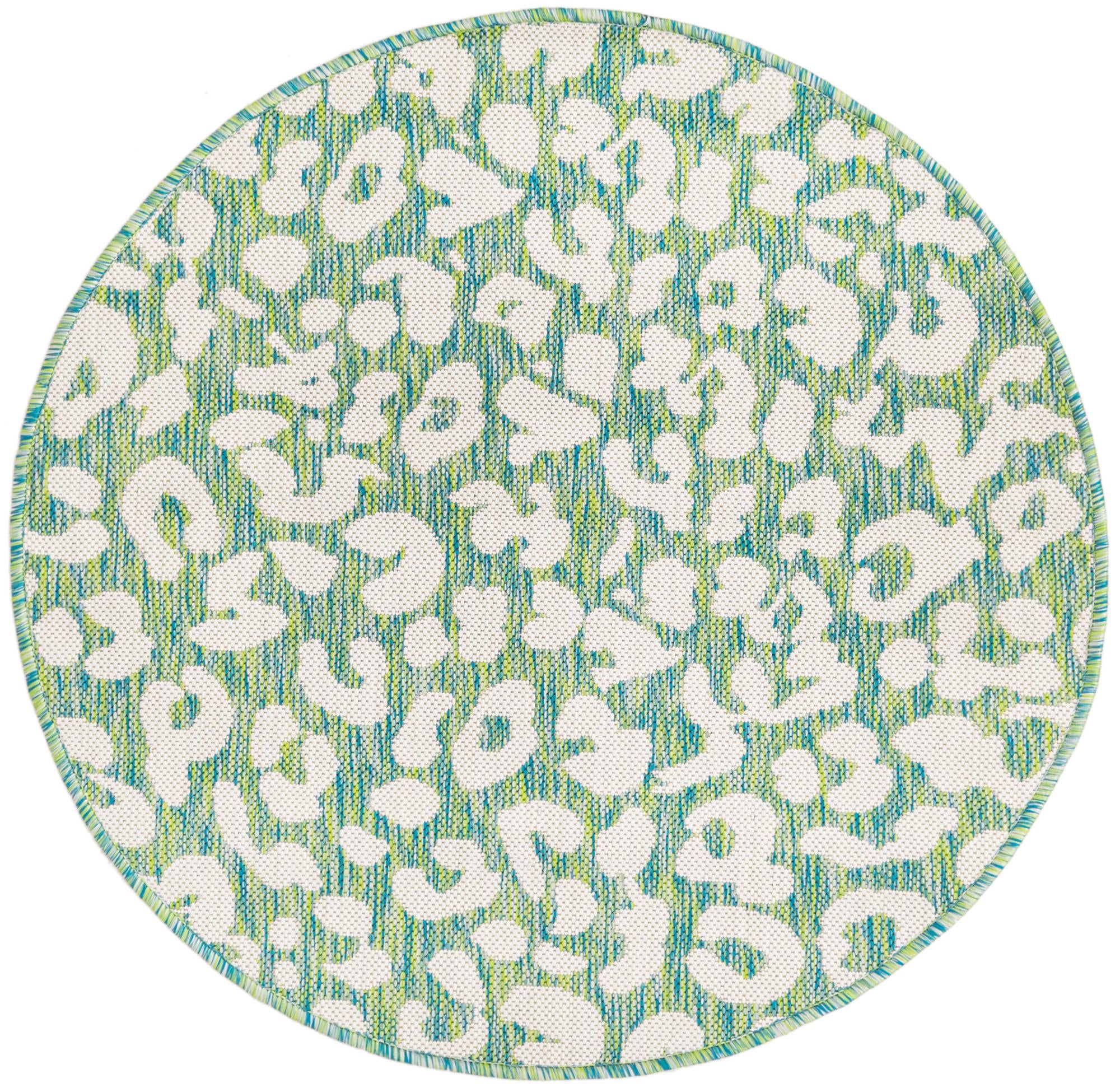 Rug Green Blue Swatch link