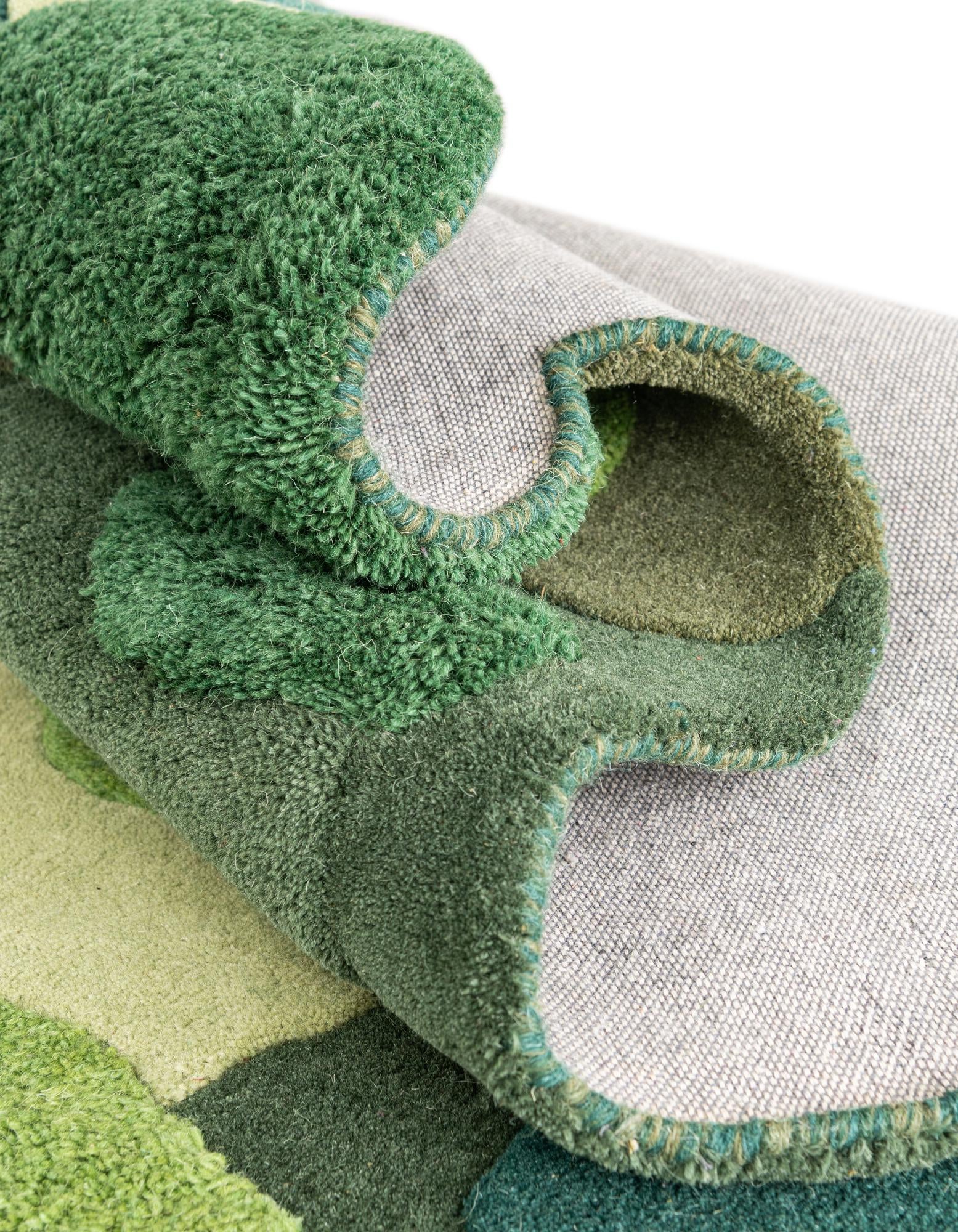24ss DESCENDANT TOSS RUG GREEN ラグマット 小物 DESCENDANT/TOSS RUG