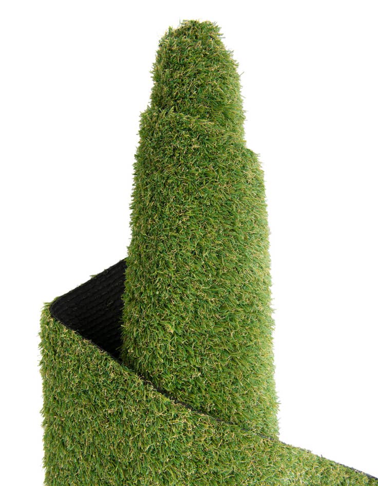 Detail image of  3' x 6'  Washable Grass Indoor / Outdoor Hearth Rug