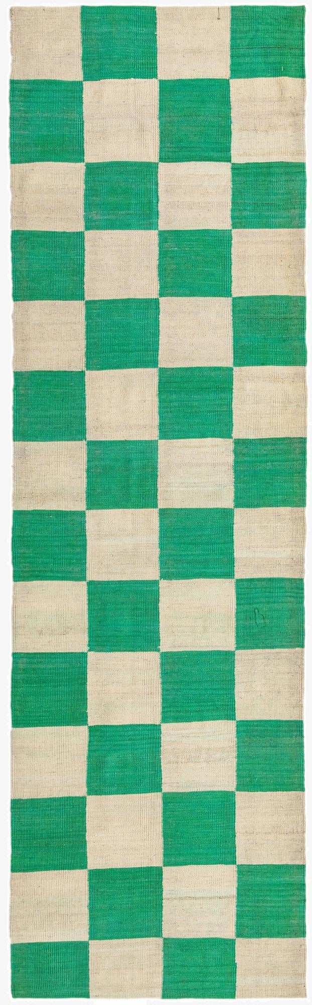  2' 10 x 9' 8  Hand Woven Kilim Modern Wool Runner Rug